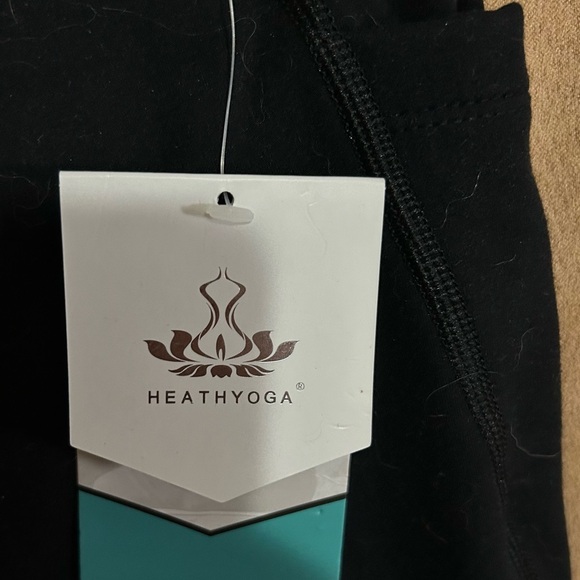 Heathyoga Women's Yoga Pants with Pockets for Women Bootcut Wide Leg Pants - Picture 6 of 8